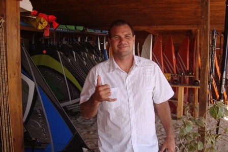Josh winning Ponta Preta